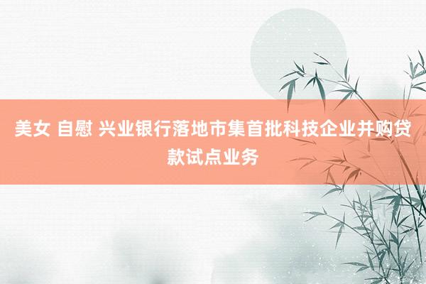 美女 自慰 兴业银行落地市集首批科技企业并购贷款试点业务
